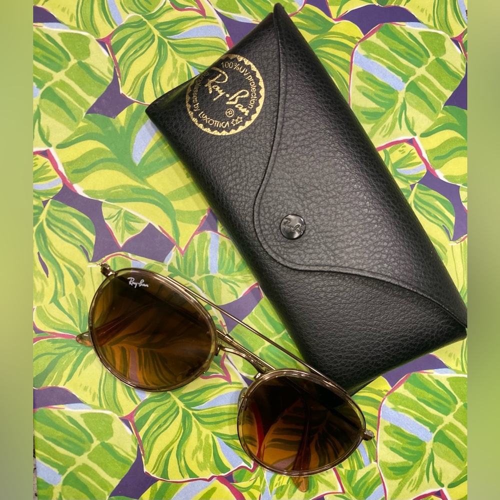 Ray-Ban Brown Sunglasses with Black Case